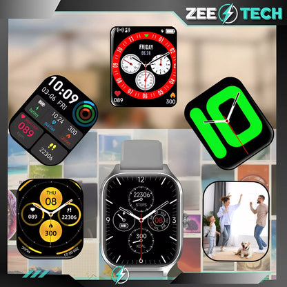 Išmanusis laikrodis ZeeTech Smart Watch – Vyriškas ir moteriškas, lietuviška sąsaja, skambučiai, širdies ritmo ir kraujospūdžio matavimas