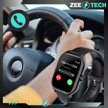 Išmanusis laikrodis ZeeTech Smart Watch – Vyriškas ir moteriškas, lietuviška sąsaja, skambučiai, širdies ritmo ir kraujospūdžio matavimas