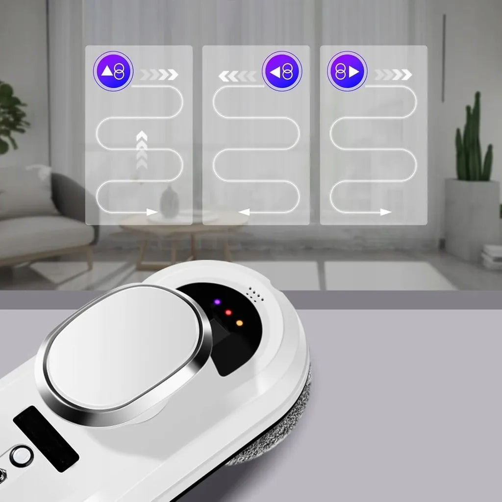 Išmanusis langų valymo robotas, automatinis langų ploviklis, komplektas