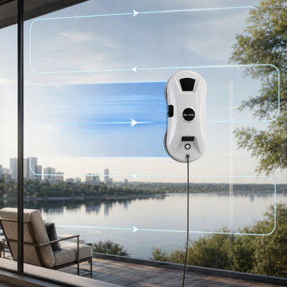 Išmanusis langų, veidrodžių ir stiklo valymo robotas BLOW LUMINO