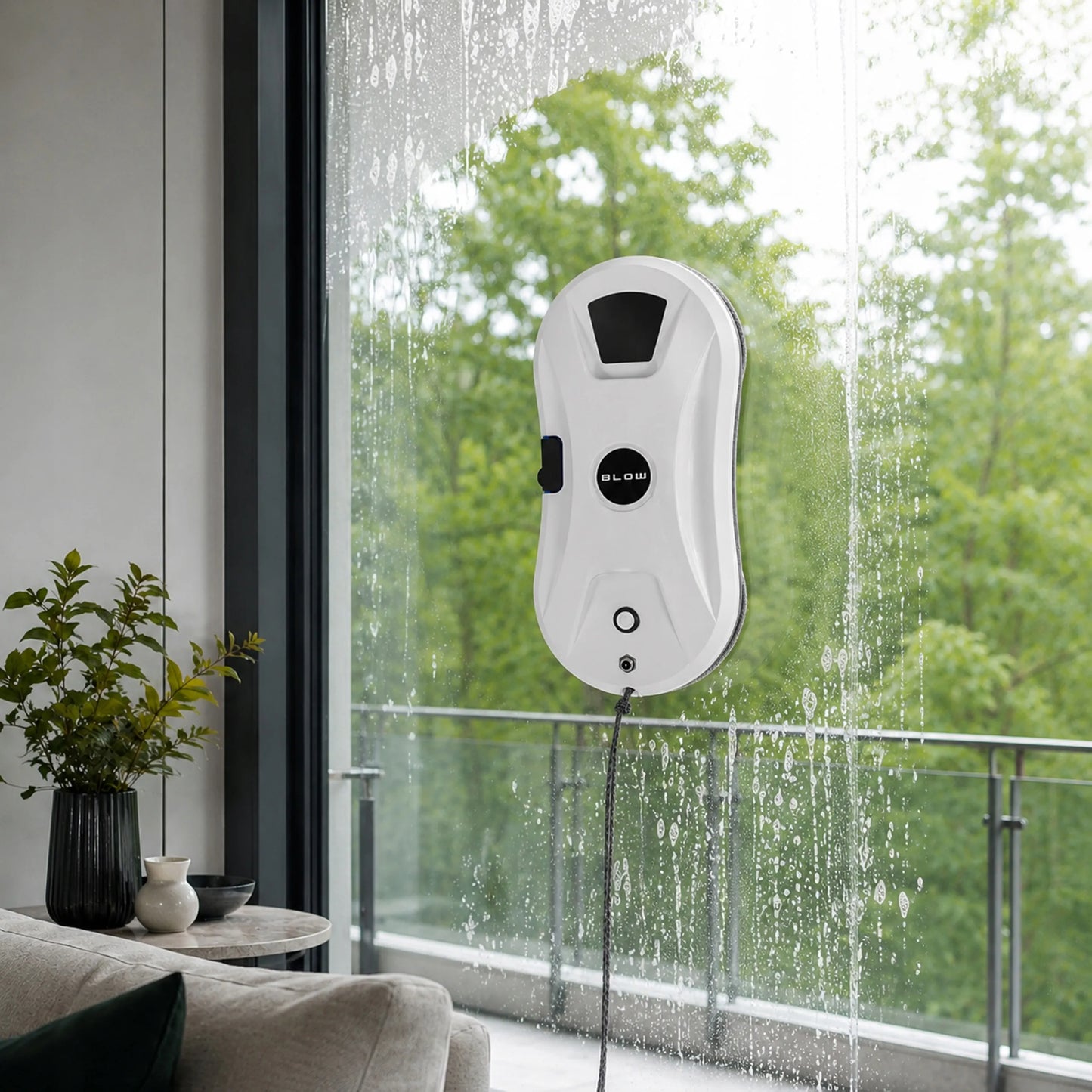 Išmanusis langų, veidrodžių ir stiklo valymo robotas BLOW LUMINO