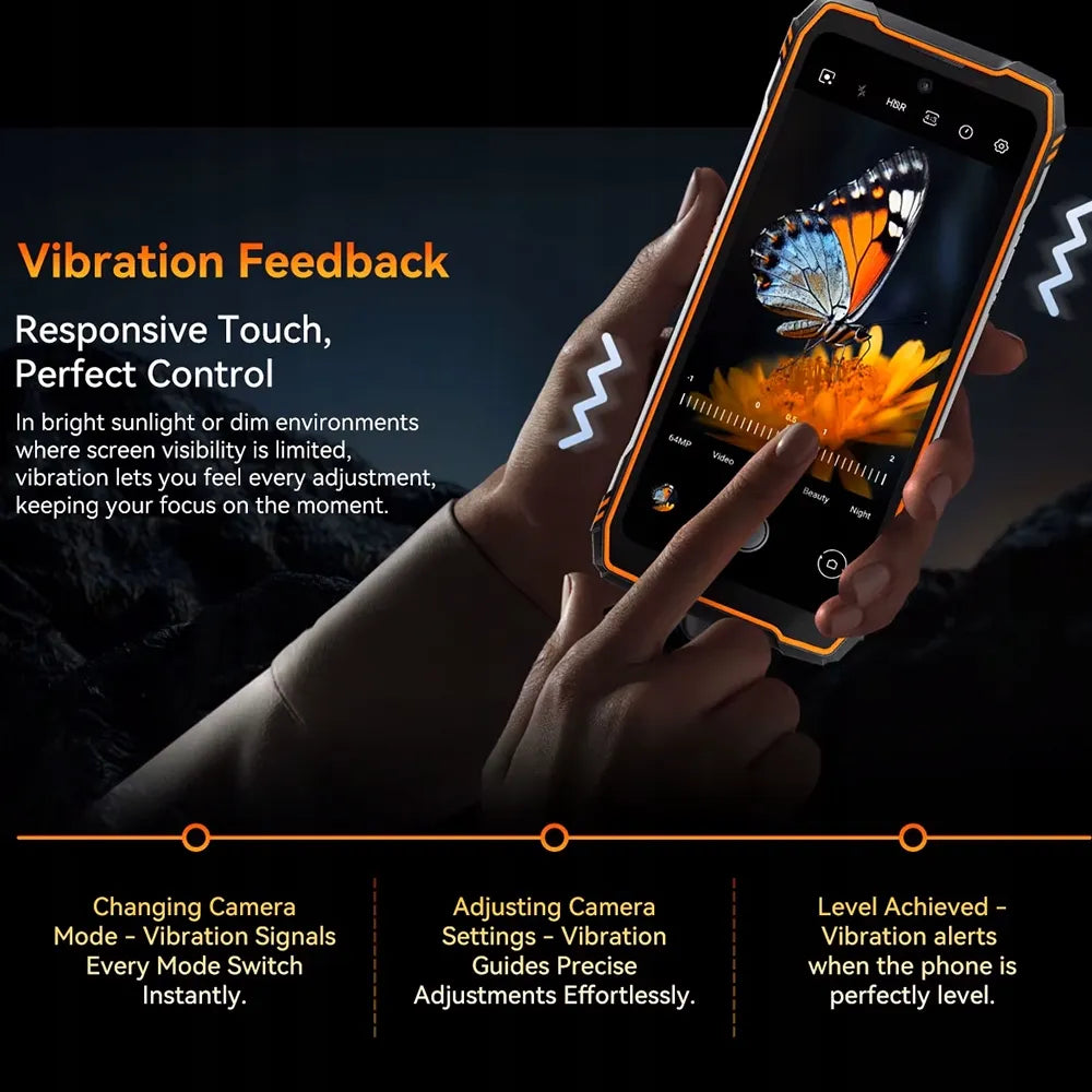 Išmanusis telefonas BLACKVIEW XPLORE 1, 12/256 GB, 20000 mAh, oranžinis