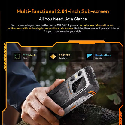 Išmanusis telefonas BLACKVIEW XPLORE 1, 12/256 GB, 20000 mAh, oranžinis