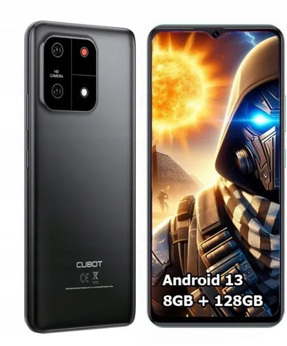 Išmanusis telefonas CUBOT A1 6,56" 8/128GB DUAL SIM LTE ANDROID 13 + DĖKLAS + EKRANO PLĖVELĖ