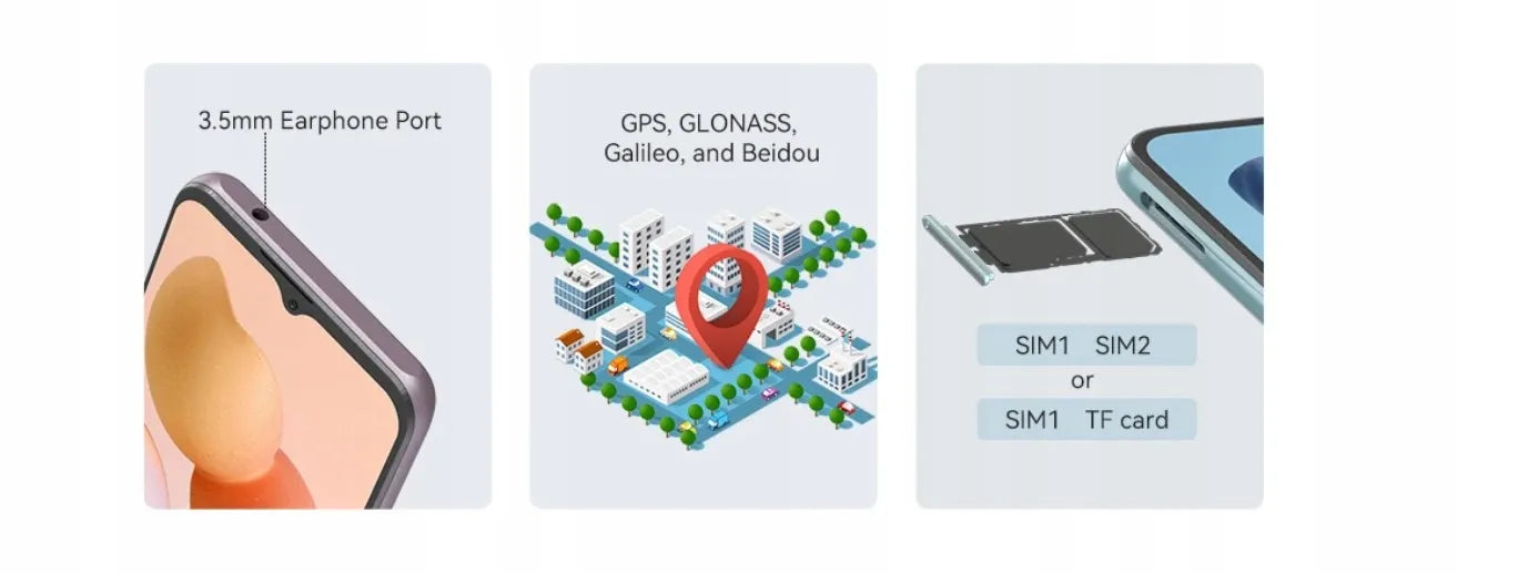Išmanusis telefonas CUBOT A10 12/128GB (dėklas + plėvelė)