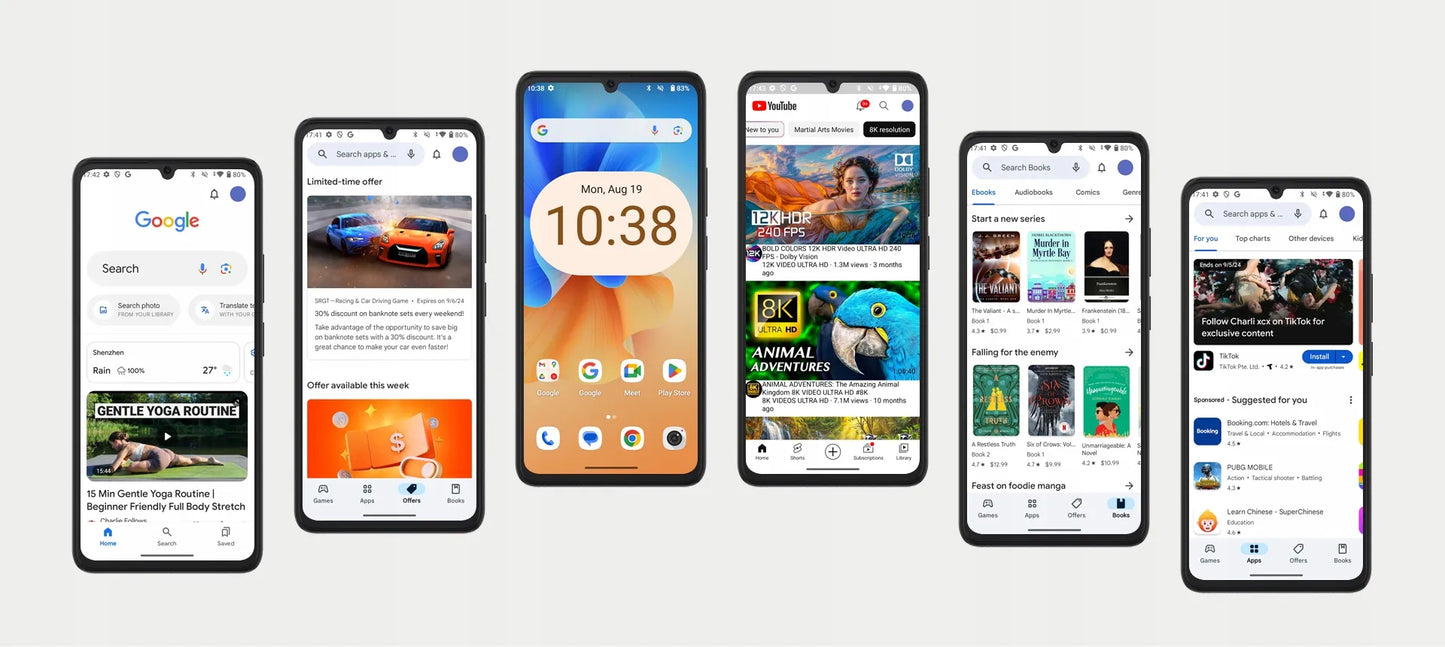 Išmanusis telefonas CUBOT A30 6,74" 16/128GB DUAL SIM LTE ANDROID 14 + DĖKLA + PLĖVELĖ
