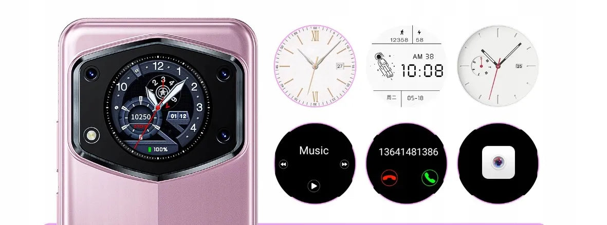 Išmanusis telefonas CUBOT A30 6,74" 16/128GB DUAL SIM LTE ANDROID 14 + DĖKLA + PLĖVELĖ