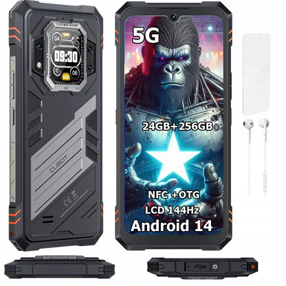Išmanusis telefonas CUBOT KING KONG STAR 2 24/256GB DUAL 5G, atsparus smūgiams, IP69K, MILITARY