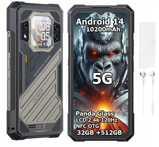 Išmanusis telefonas CUBOT KING KONG X 32/512GB NFC DUAL 5G atsparus IP69K MILITARY