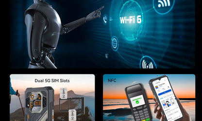 Išmanusis telefonas CUBOT KING KONG X 32/512GB NFC DUAL 5G atsparus IP69K MILITARY
