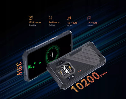 Išmanusis telefonas CUBOT KING KONG X PRO 12/256GB NFC DUAL 5G smūgiams atsparus IP69K MILITAR