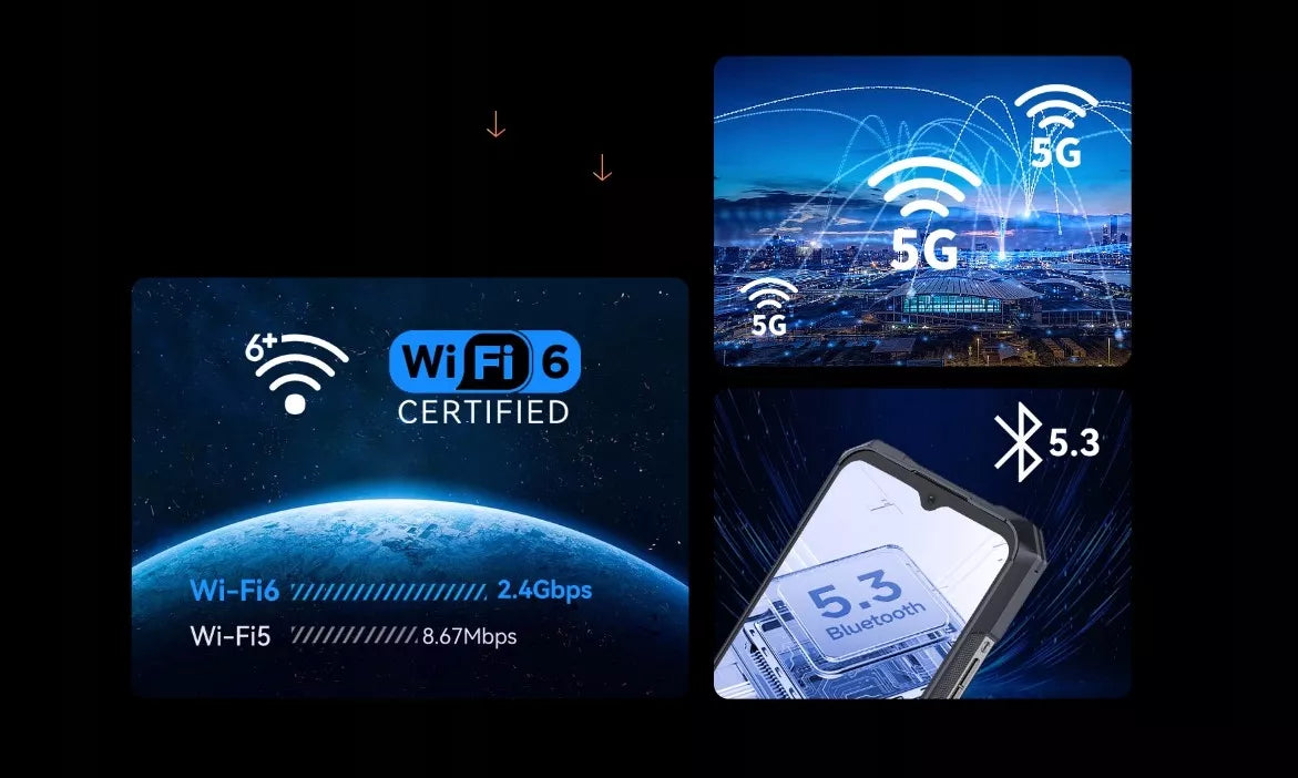 Išmanusis telefonas CUBOT KING KONG X PRO 12/256GB NFC DUAL 5G smūgiams atsparus IP69K MILITAR