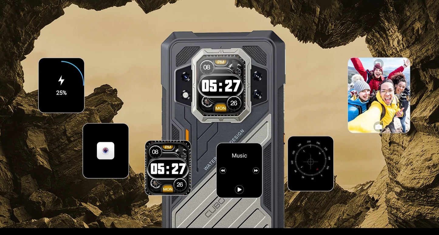Išmanusis telefonas Cubot King Kong X Pro 24/256GB NFC DUAL 5G atsparus IP69K MILITAR