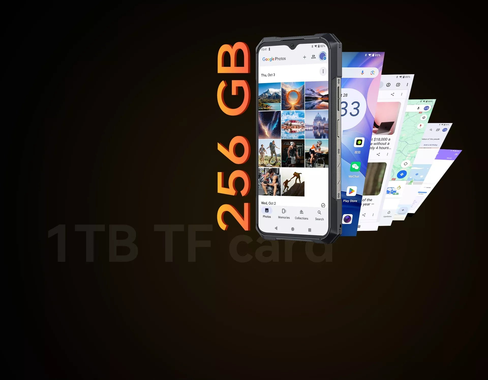 Išmanusis telefonas Cubot King Kong X Pro 24/256GB NFC DUAL 5G atsparus IP69K MILITAR