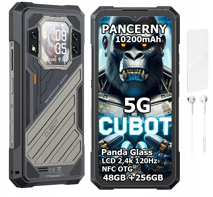 Išmanusis telefonas Cubot King Kong X Pro 24/256GB NFC DUAL 5G atsparus IP69K MILITAR