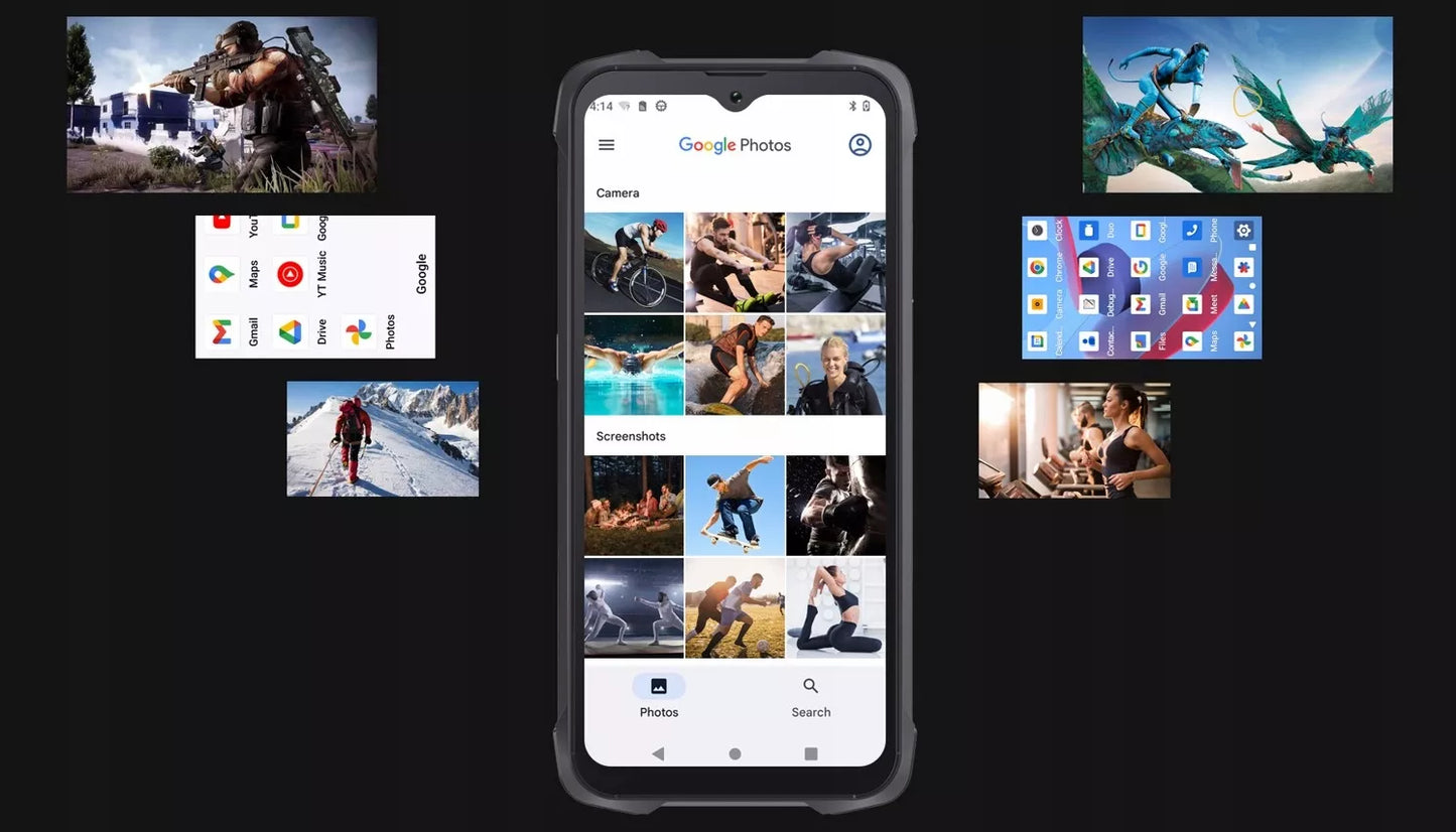 Išmanusis telefonas CUBOT KINGKONG 9 24/256GB NFC (smūgiams atsparus)