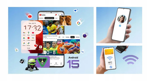 Išmanusis telefonas Cubot Note 60 Android 15 16/128GB NFC Dual SIM 4G 7,2" su dėklu