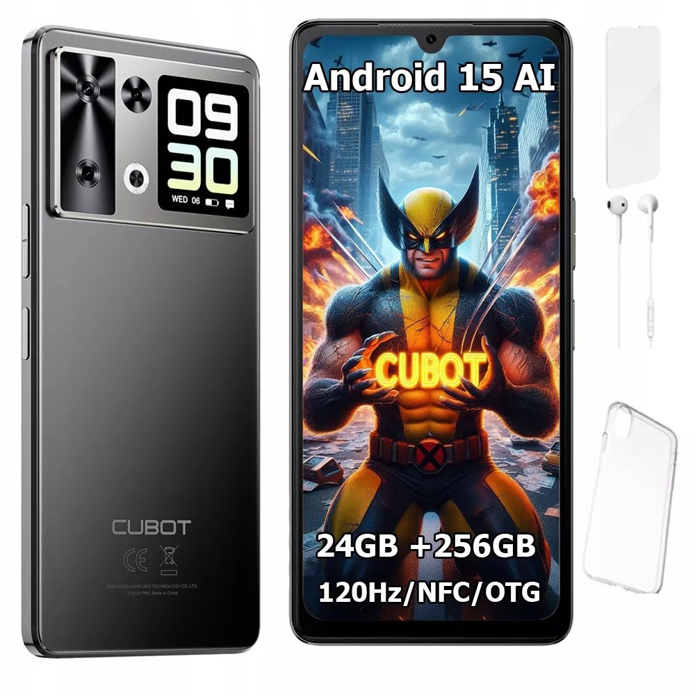 Išmanusis telefonas Cubot P90 12/256GB NFC Dual SIM Android 15 6.88"