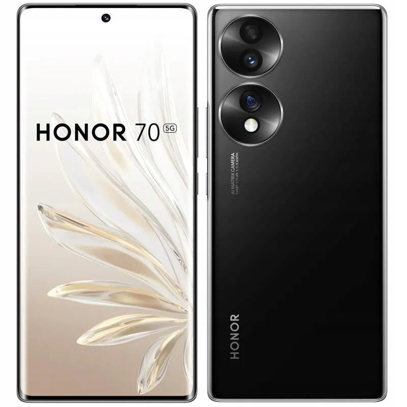 Išmanusis telefonas Honor 70 5G | Midnight Black | 8/128 GB | NFC | 4800 mAh | PL