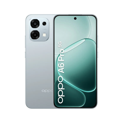 Išmanusis telefonas OPPO A6 Pro 5G 8 GB / 256 GB Dual SIM NFC Lunar Titanium spalvos