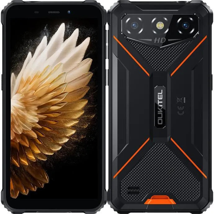 Išmanusis telefonas Oukitel G3 6" 4/128GB 6300mAh oranžinis