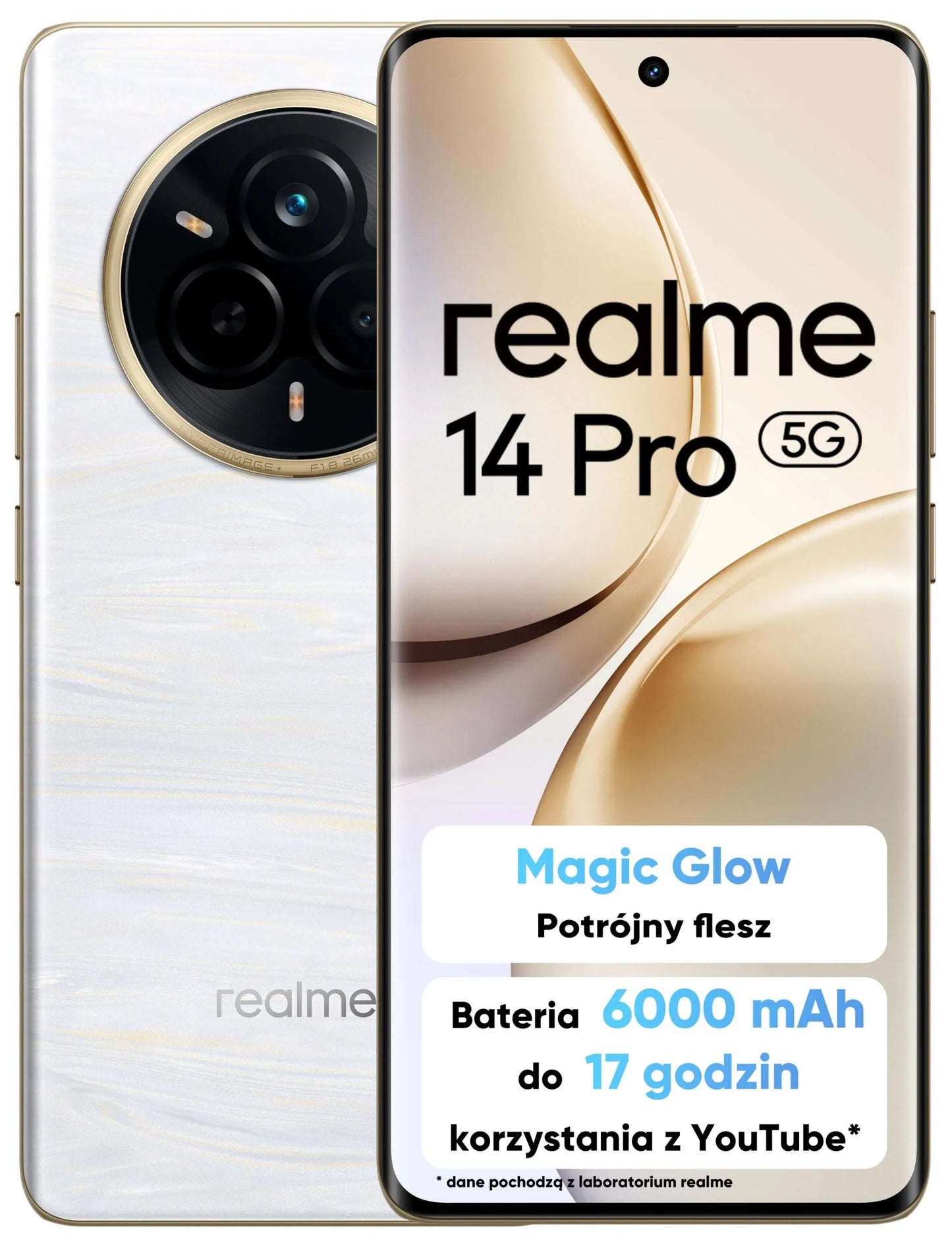 Išmanusis telefonas REALME 14 PRO 5G, 6,77", 8/256 GB, OLED, 120 Hz, Android 15, 50 MP, WiFi 6