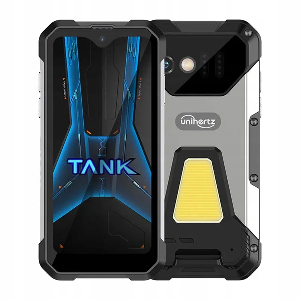 Išmanusis telefonas Unihertz Tank Mini 1 12/256GB, 5800mAh, sidabrinis