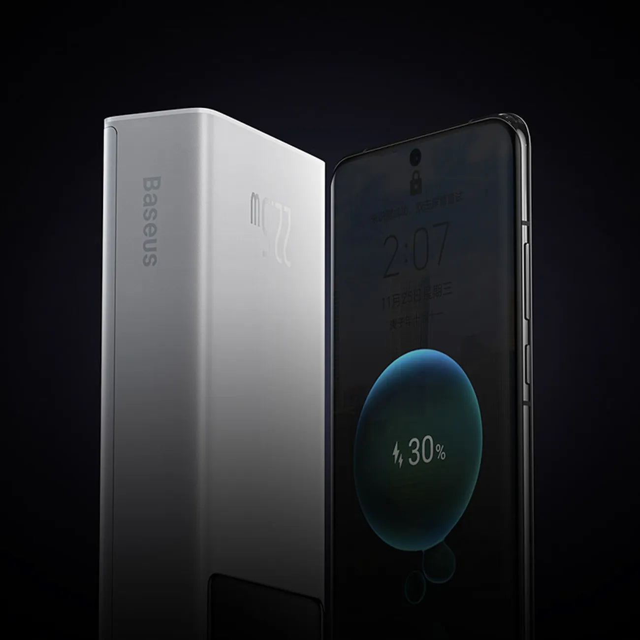 Išorinė baterija BASEUS 20000 mAh greitas įkrovimas 22,5 W PD QC USB-C USB-A
