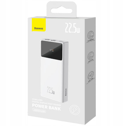 Išorinė baterija BASEUS 20000 mAh greitas įkrovimas 22,5 W PD QC USB-C USB-A