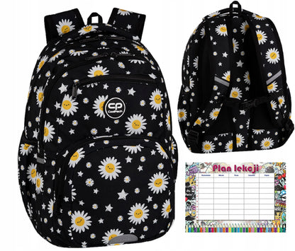 Jaunimo kuprinė mokyklai COOLPACK A4 talpi + tvarkaraštis