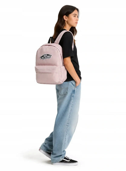 Jaunimo kuprinė Vans Old Skool Classic Backpack – šviesiai rožinė