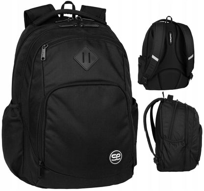 Jaunimo mokyklinė kuprinė Coolpack Break Black, juoda