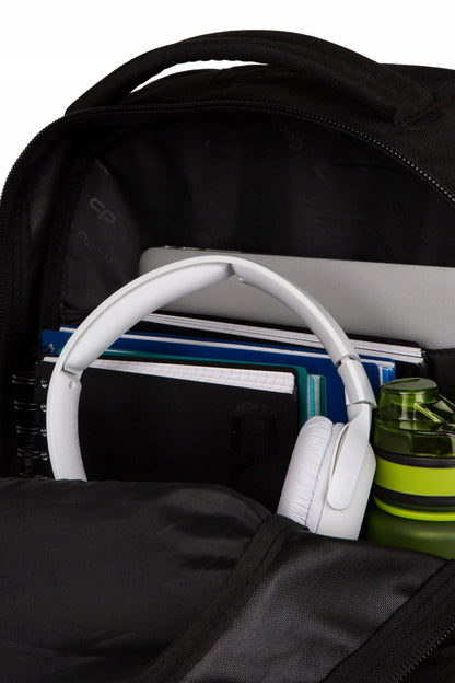 Jaunimo mokyklinė kuprinė Coolpack Break Black, juoda