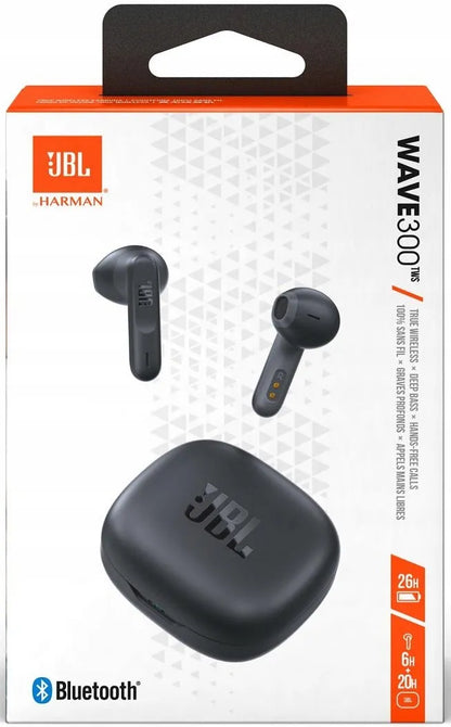 JBL belaidės į ausis įstatomos ausinės, BT 5.2, juodos