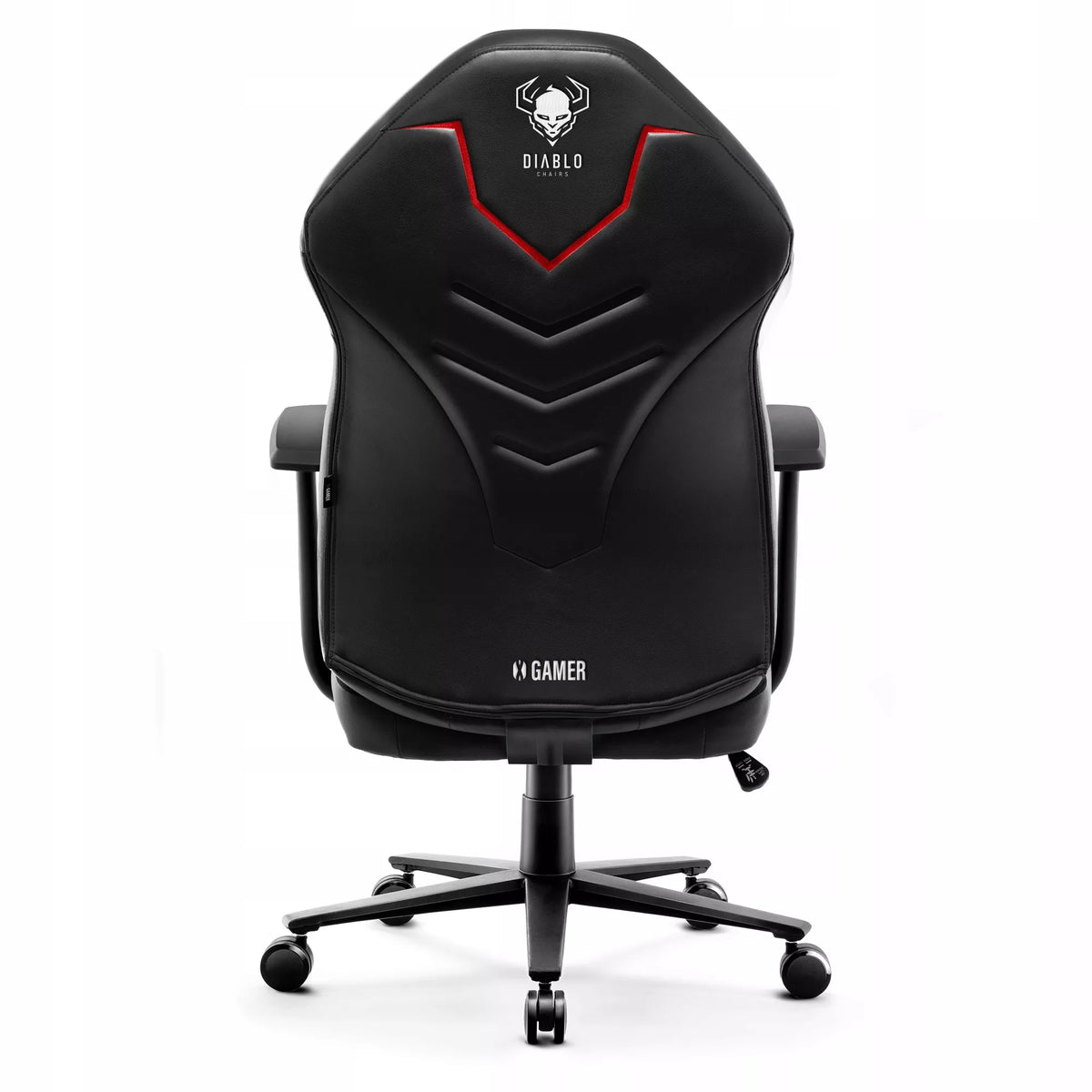 Juoda pasukama žaidimų kėdė DIABLO CHAIRS X-Gamer Normal Size „Dark Obsidian“