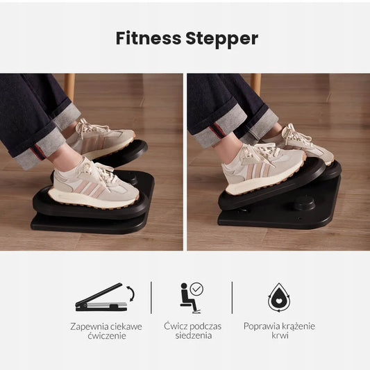 Juodoji pėdų atrama su mini steperio funkcija