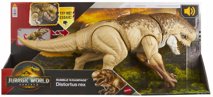 „Jurassic World: Atgimimas“ Distortus Rex dinozauro figūrėlė, 50 cm, su garso efektais