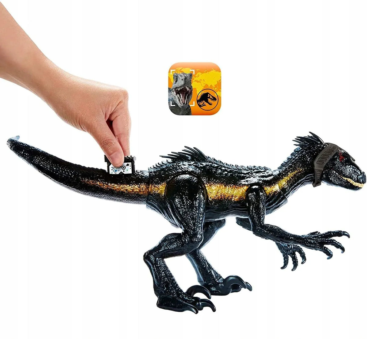 „Jurassic World“ Indoraptor dinozauro figūrėlė su šviesos ir garso efektais