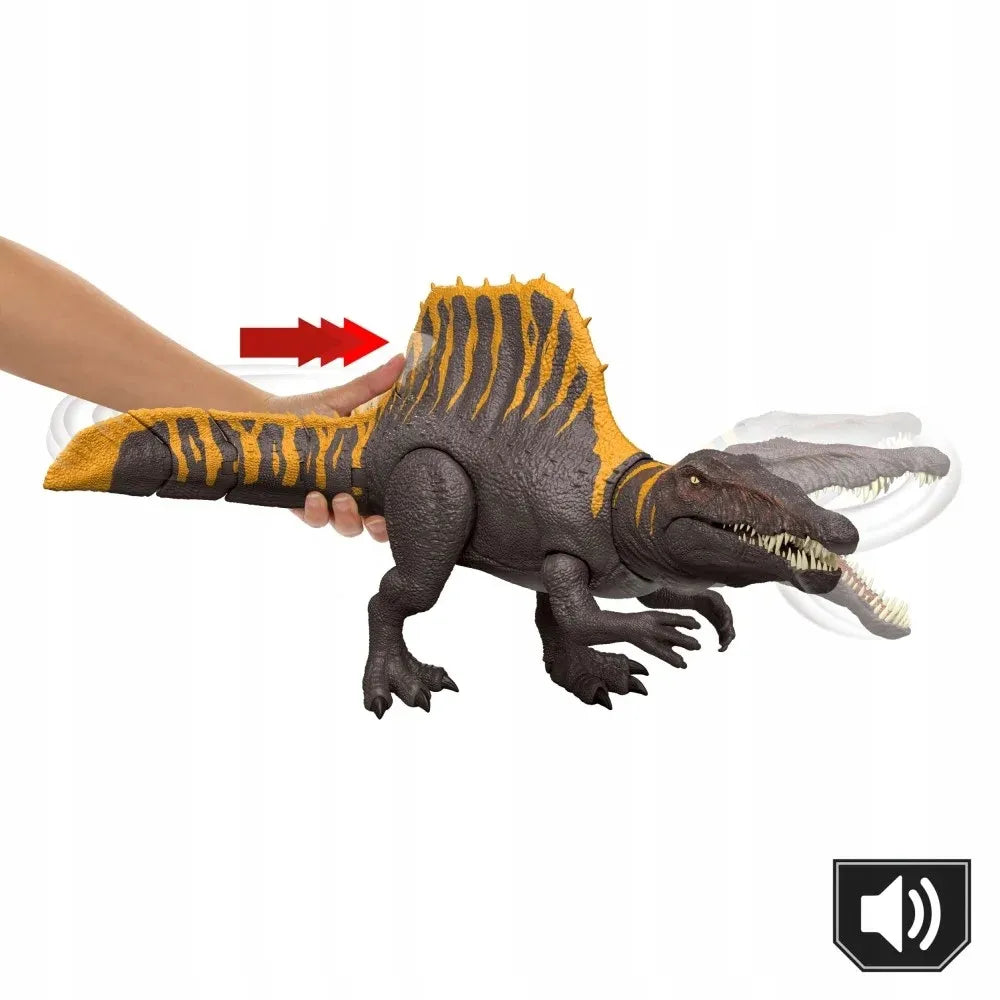 Jurassic World interaktyvus didelis spinozauro dinozauras, 53 cm, judanti uodega, JGB57