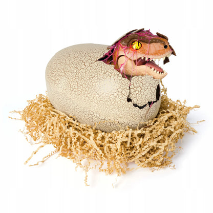 „Jurassic World Primal Hatch“ interaktyvus T-Rex dinozauras, išsiritantis iš kiaušinio