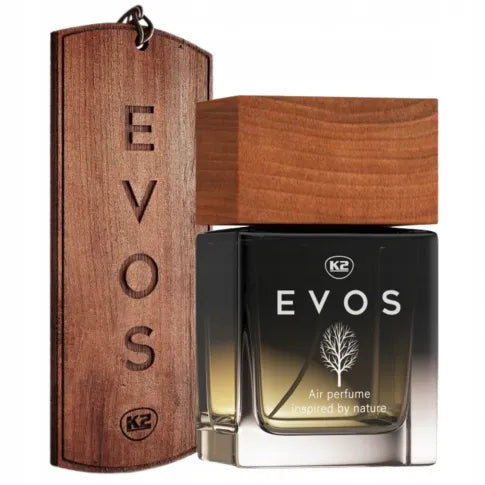 K2 EVOS BOSS rinkinys: 50 ml automobilio kvepalai ir kvapų pakabukas