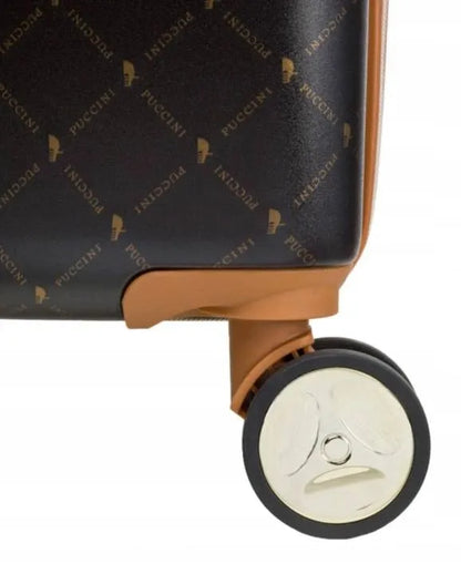 Kabininis lagaminas Puccini Saint Tropez Monogram, 4 ratukai, 36l