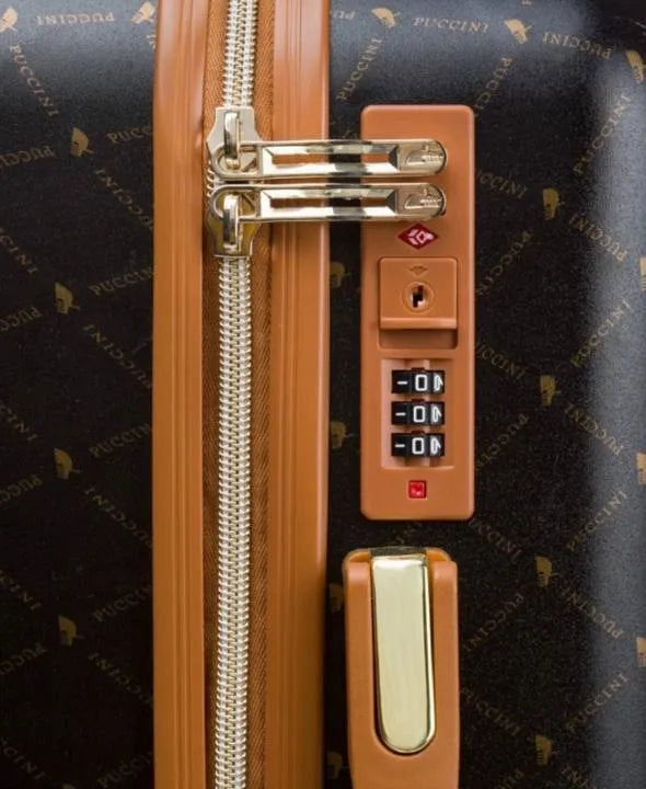 Kabininis lagaminas Puccini Saint Tropez Monogram, 4 ratukai, 36l