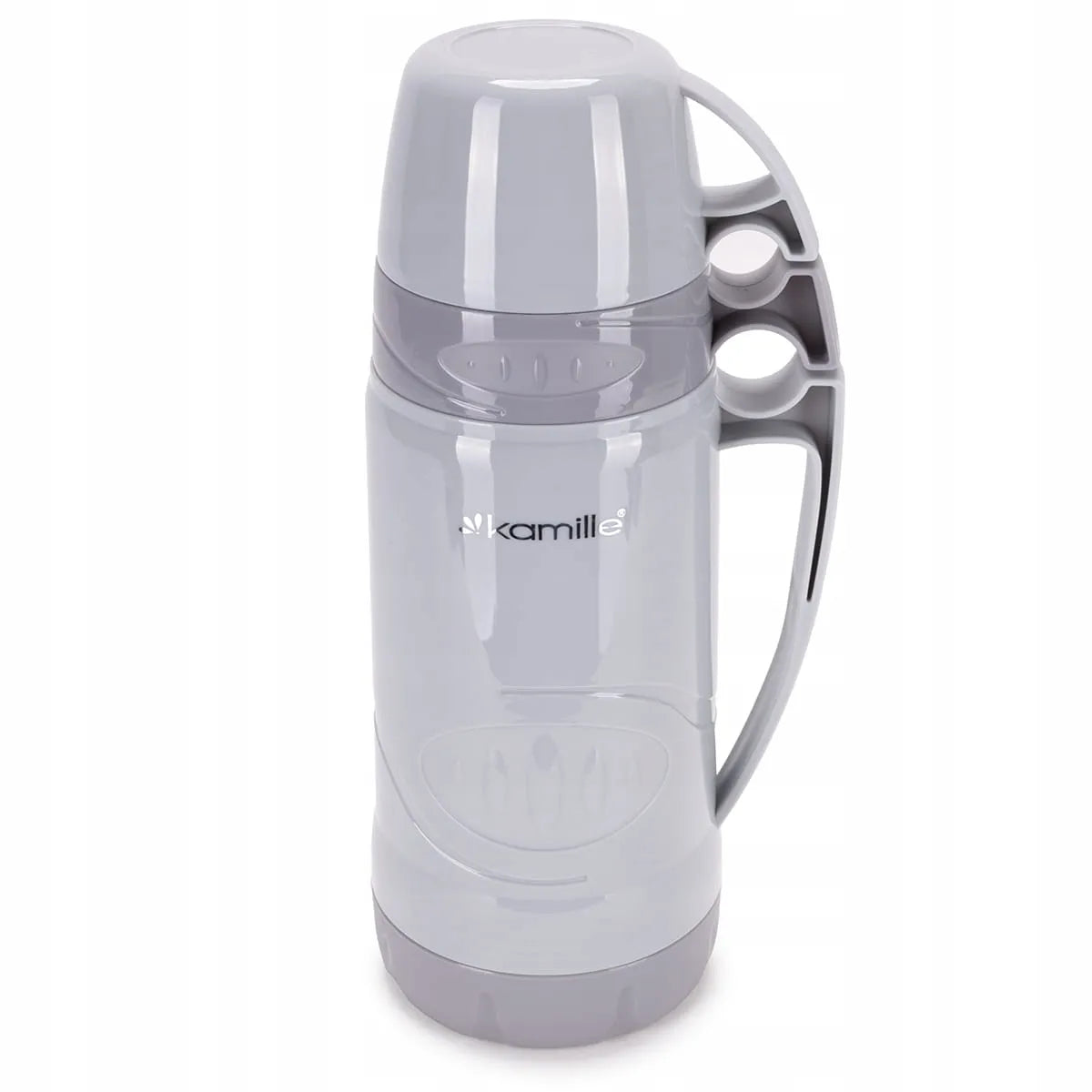 Kamille termosas su stikline kolba, rankena ir puodeliais 600 ml