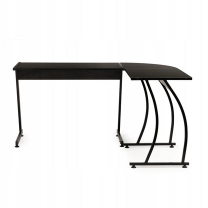 Kampinis ModernHome rašomasis stalas 148 x 48 x 73,5 cm, juodas