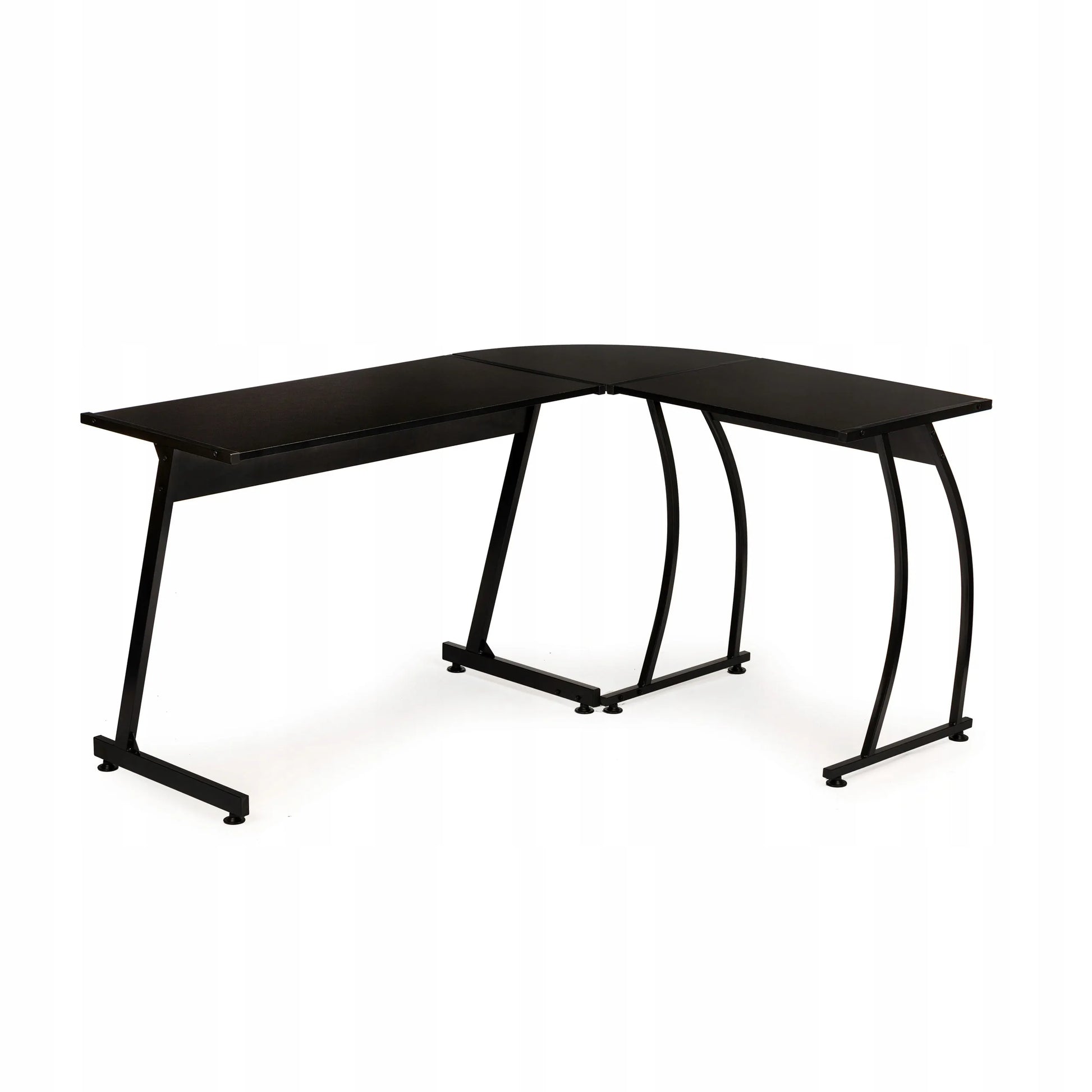 Kampinis ModernHome rašomasis stalas 148 x 48 x 73,5 cm, juodas