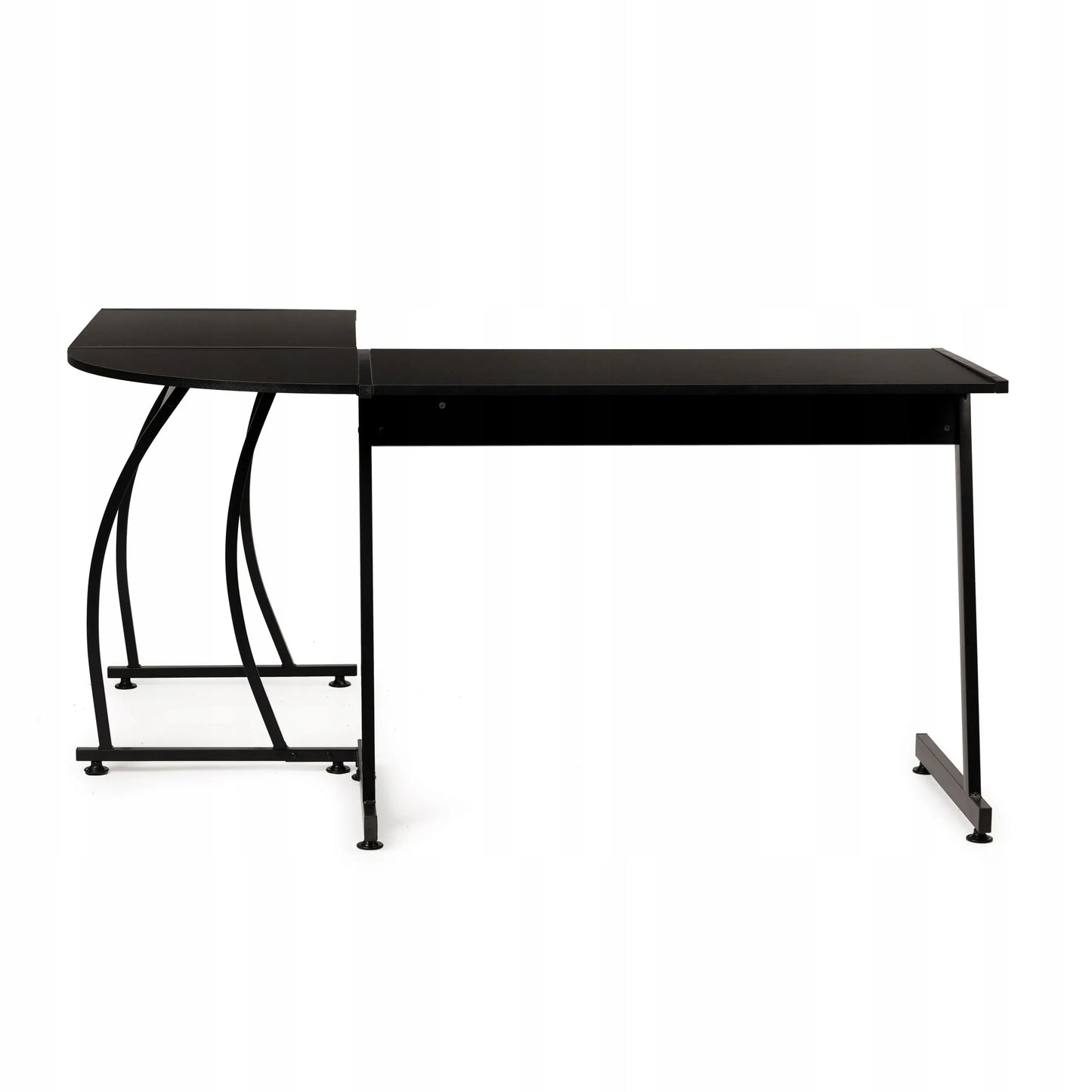 Kampinis ModernHome rašomasis stalas 148 x 48 x 73,5 cm, juodas