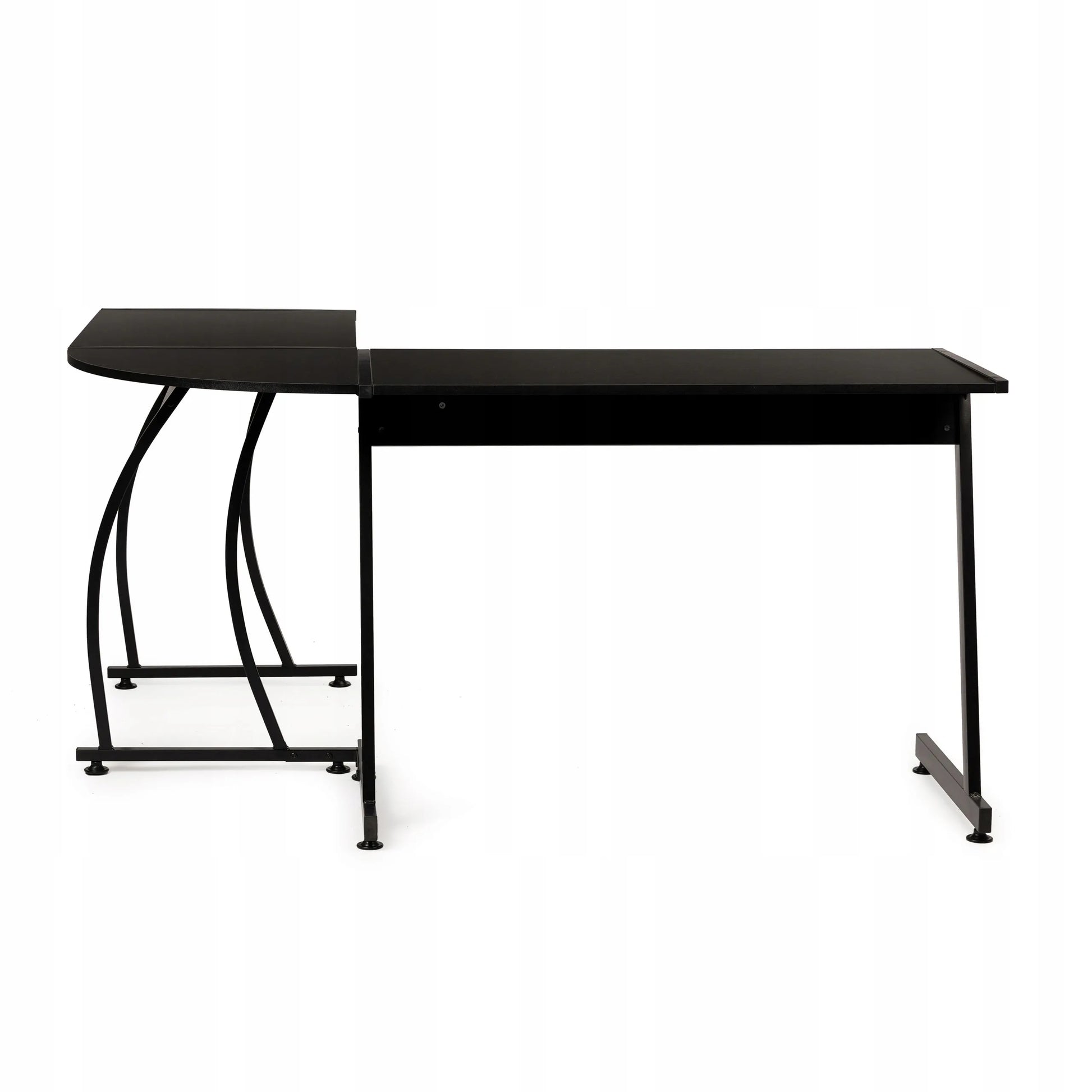 Kampinis ModernHome rašomasis stalas 148 x 48 x 73,5 cm, juodas