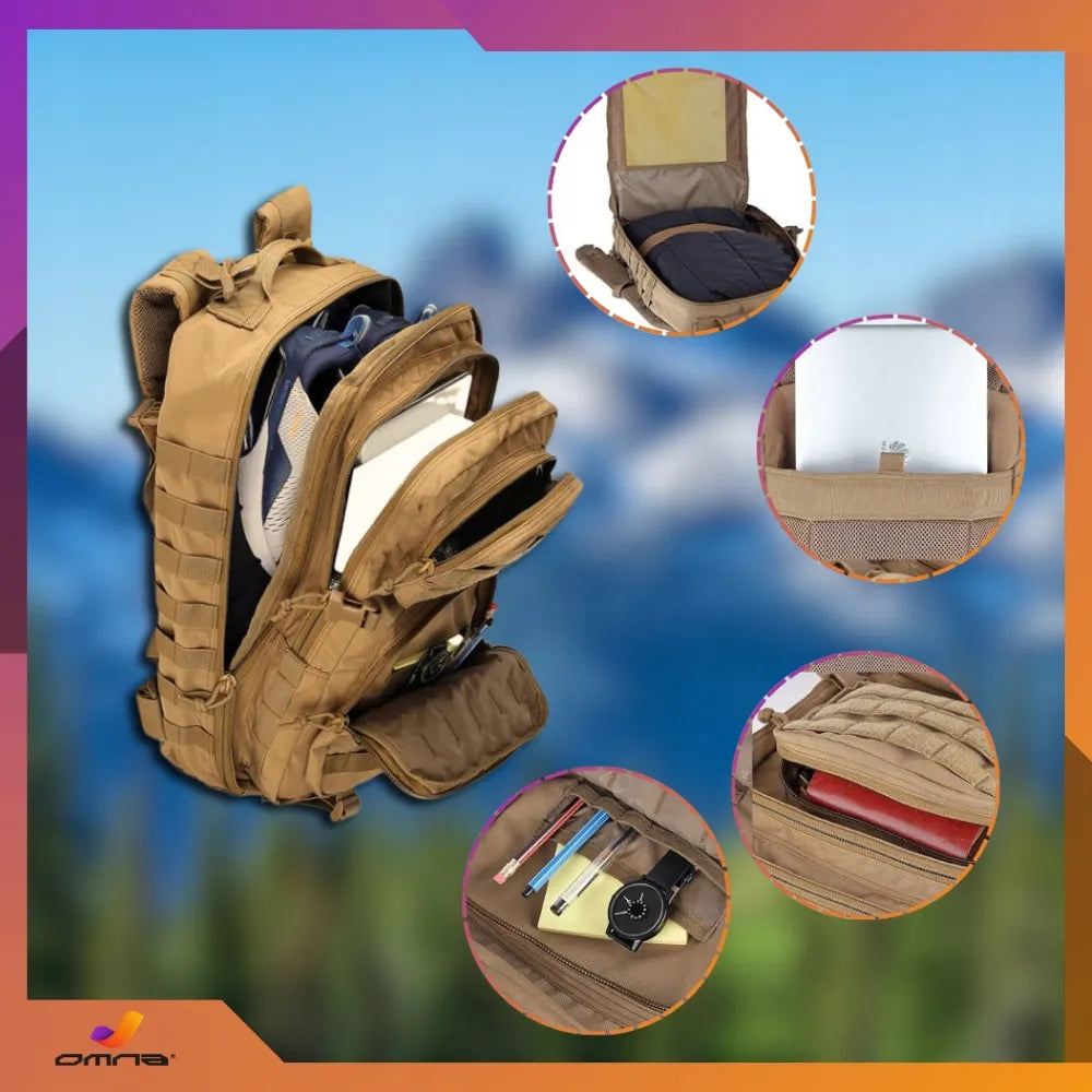 Karinis taktinis kuprinė Tactical Schoolpack 45L mokyklai ir žygiams