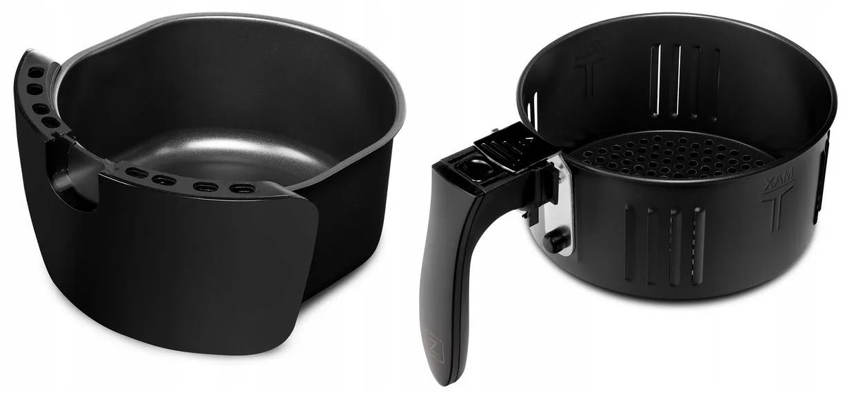 Karšto oro gruzdintuvė Zeegma Knapper 1400W, dubuo 3,2L ir krepšelis 2,6L